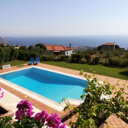 Villa Sunset Stoupa Bagian luar foto