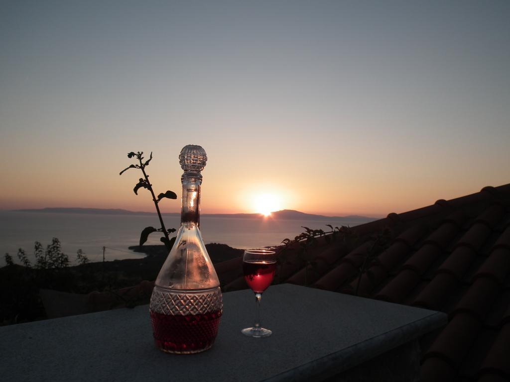 Villa Sunset Stoupa Bagian luar foto
